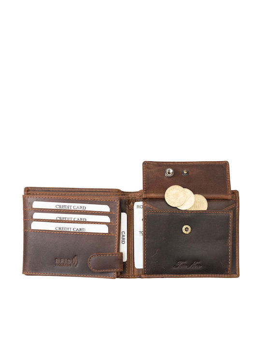 Leather Men's Wallet Green