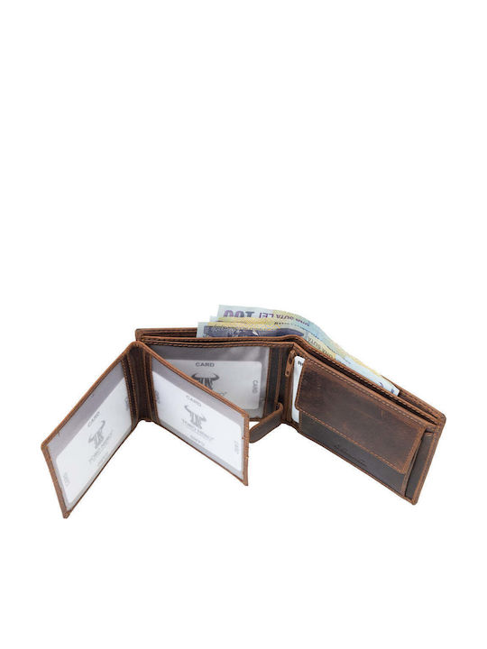 Leather Men's Wallet Green