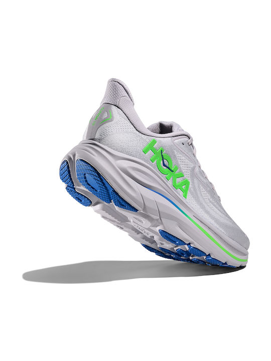 Clifton 10 Men's Sport Shoes Running Gray / Green