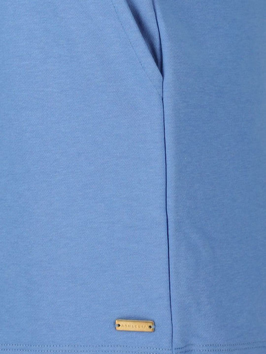 Pantaloni Scurți Sport Albastru Pentru Femei