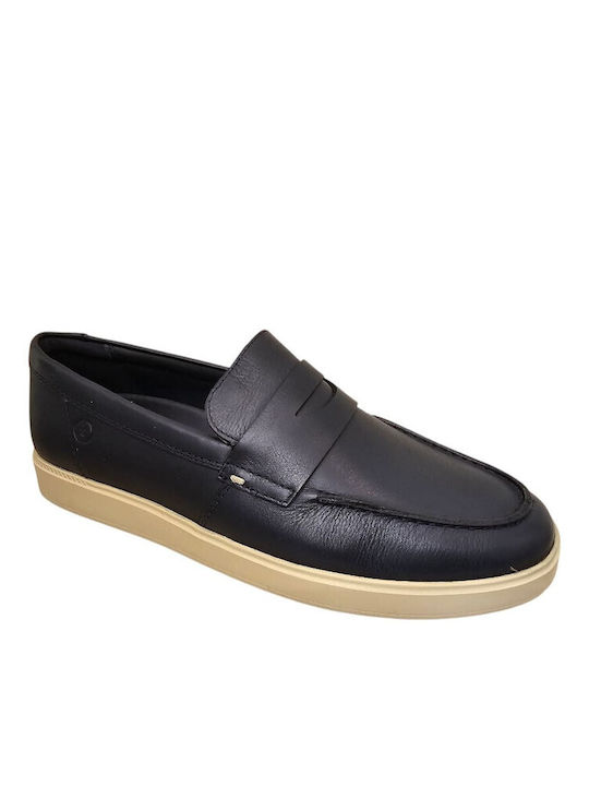 Easy Leather Men's Moccasins in Blue Colour