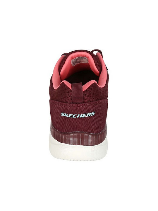 Mesh Lace Up Memory Foam Damen Sportschuhe Laufen Rot