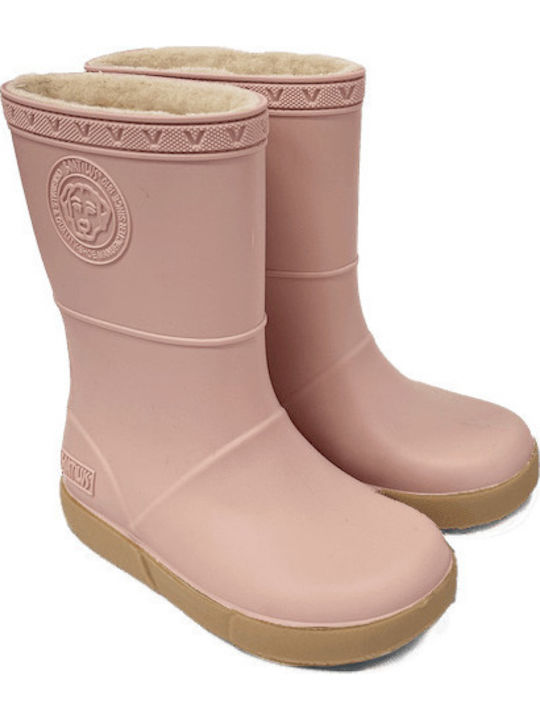 Kids Wellies with Internal Lining Pink