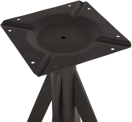 Metallic Table Stand for Table / Office Black 5x37cm