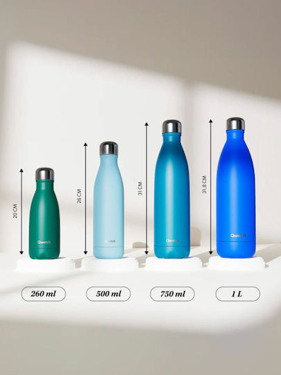 Qwetch Thermos Bottle Stainless Steel BPA Free 260ml Red