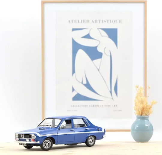 Renault 12 Gordini 1971 Mașină Albastru-de-franța Model Scara 1:18 1:18
