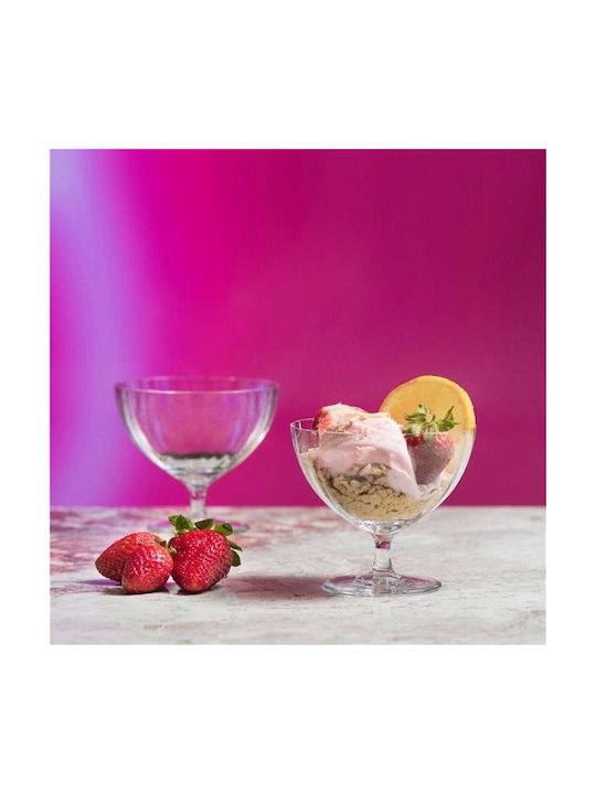 Rona Servierschalen Eiscreme Rund Glas 6Stücke
