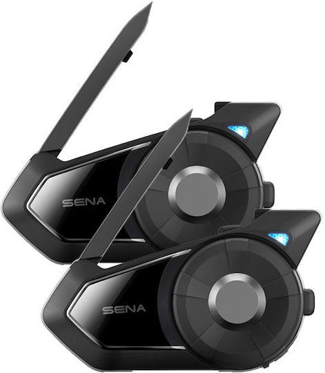 Sena 30K Dual Intercom for Riding Helmet with Bluetooth intercom 2000m Black
