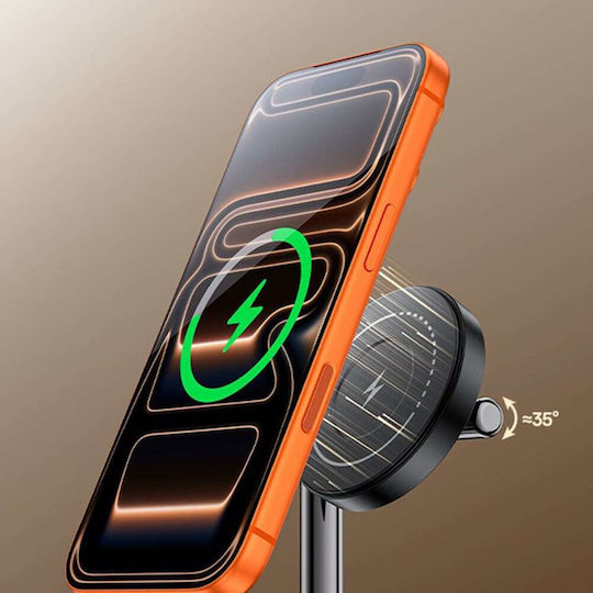 Yesido Асимов Безжичен Зарядно Устройство (Qi Pad) 25W Черен (DS37)