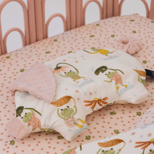 Βρεφικο Μαξιλαρι Sleepy Pig Ballerine Sand Ροζ Μωβ