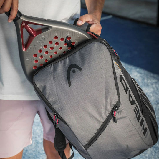 Head Tour Padel 2 Rackets Gray Backpack Bag