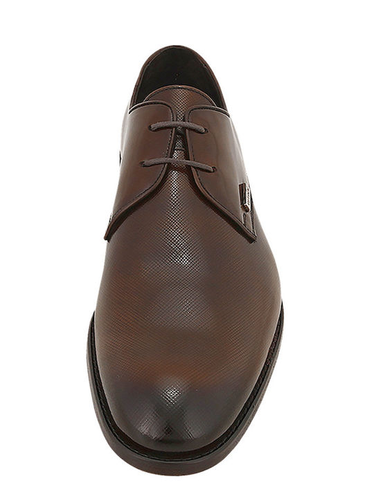 Pantofi Eleganți Bărbătești din Piele Tabac