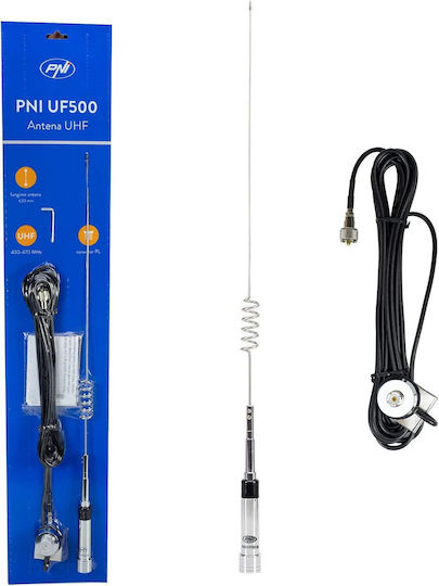 Pni Uf500 Автомобилна Антена Uhf И Основa За Монтаж 63см