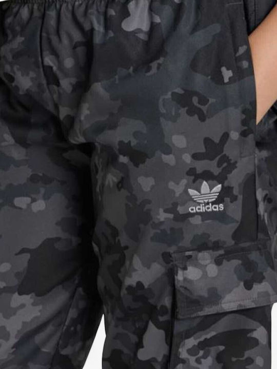 Παιδικό Παντελόνι Φόρμας Grey/black Allover Print