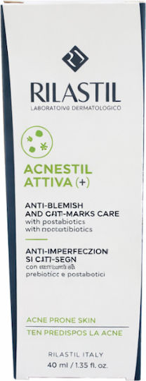 Rilastil Acnestil Attiva (+) Κρέμα Προσώπου κατά των Ατελειών & της Ακμής με Νιασιναμίδη 40ml