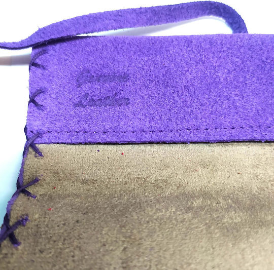 Künstliches Leder Lila Tabaktasche