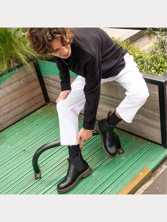 2976 Smooth Piele Negru Ghete Chelsea