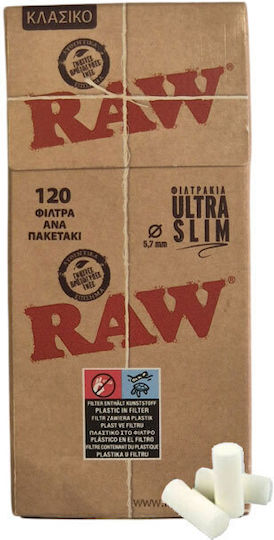 Raw Filter-Tipps 120φ Ultradünn 20 Stück