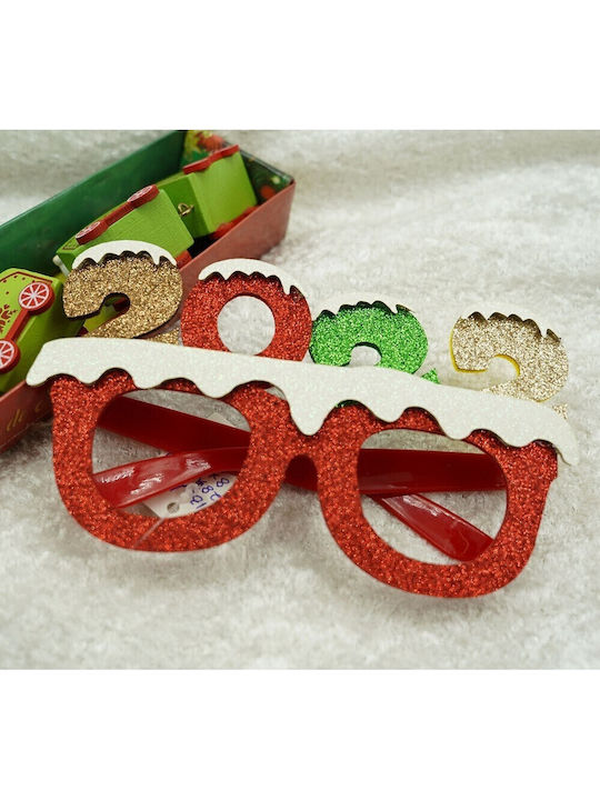 New Year's Eve Party Glasses 2022 Red Plastic Polyester Alista Home
