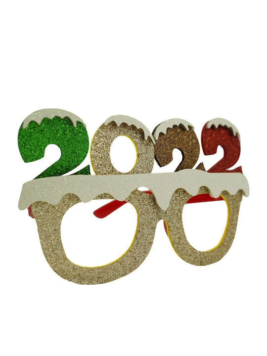 New Year's Eve Party Glasses 2022 Beige Plastic Polyester Alista Home