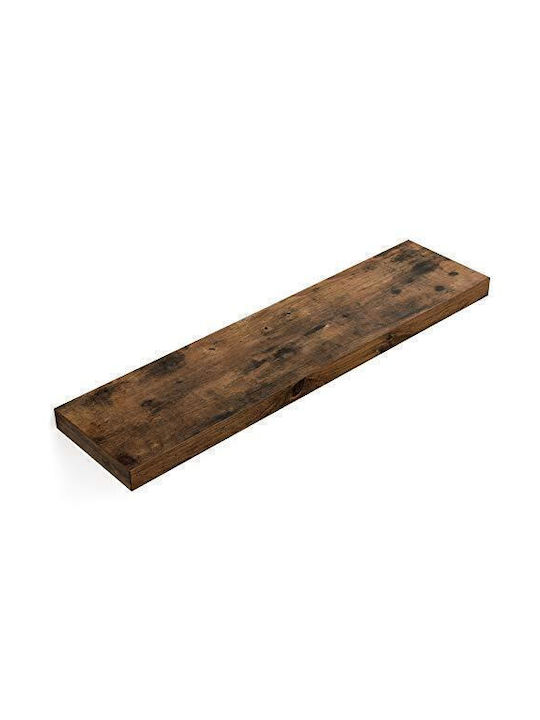 Shelf Wall Dark Brown 80x20x3.8cm