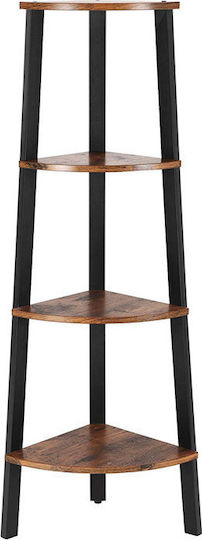 Corner Bookcase 34x34x125cm Brown Corner Bookcase 34x34x125cm Brown