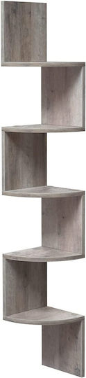 Corner Shelf Wall 20x20x127.5cm Grey Corner Shelf Wall 20x20x127.5cm Grey