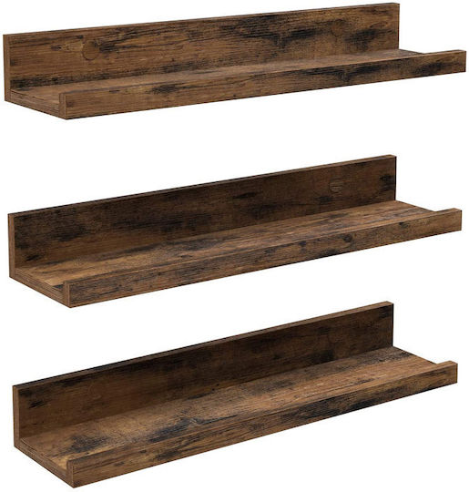 Rafturi Perete 3buc 38x10x5cm Maro Rafturi Perete 3buc 38x10x5cm Maro