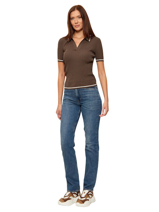 Armani Exchange Μπλούζα Καφέ