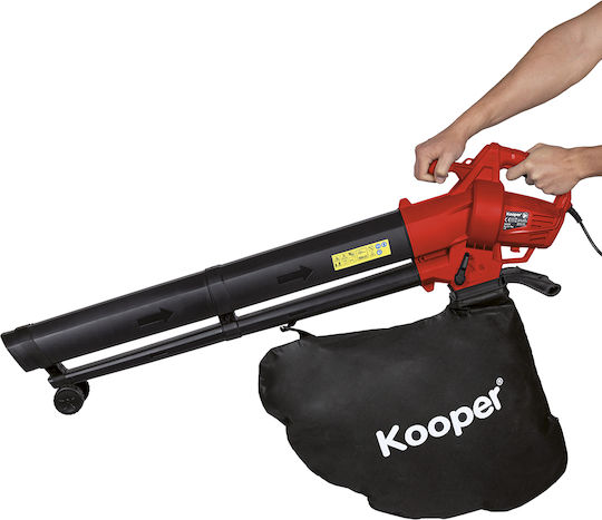 Kooper Handheld Electric Leaf Blower Vacuum 3500W with Maximum Air Speed 270km/h