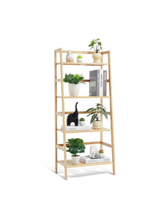Beige Bookcase 53x32x125cm