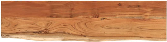 Рафт Стенен 120x30x2.5см. Кафяв Рафт Стенен 120x30x2.5см. Кафяв