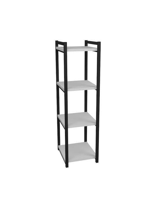 Bookcase Harvey Black-White 33x28x100cm