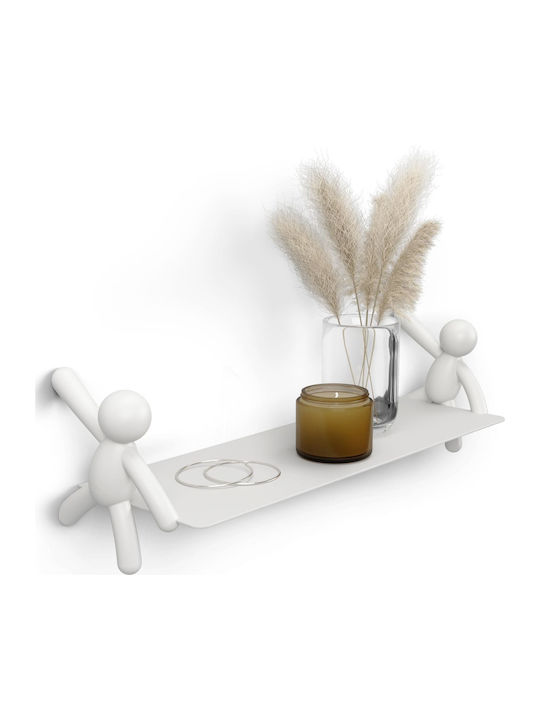 Shelf Wall Buddy White 46x9x14cm
