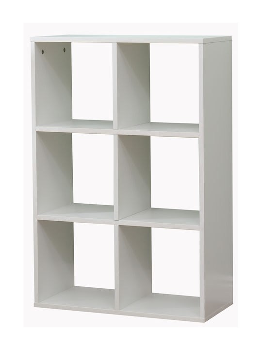 Bibliothek Boxy Weiß 70x29x104cm