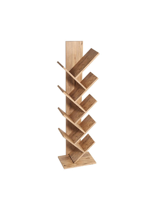 Bookcase Azizi Brown 35x19.5x130cm