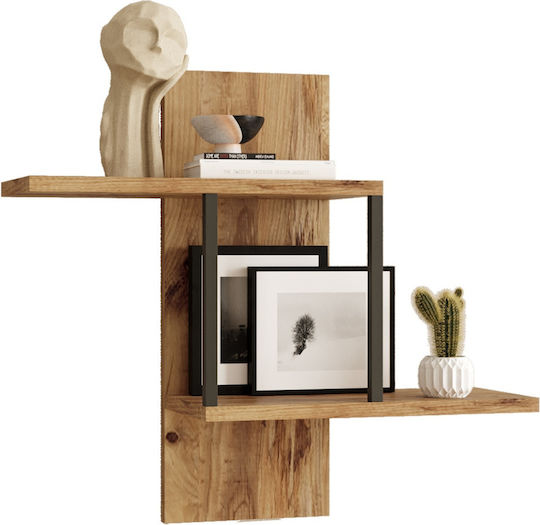 Regal Wand Derry 15350114 66x19.5x60εκ. Particleboard/metal