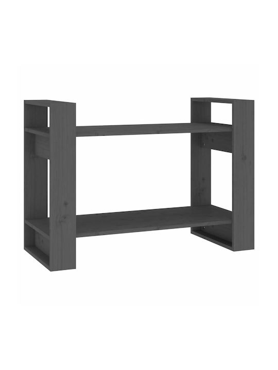Bibliothek Grau 80x35x56,5cm