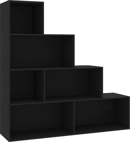 Bibliothek Schwarz 155x24x160cm