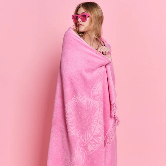 Beach Towel Bubblegum 180x100x0cm Pink Purple