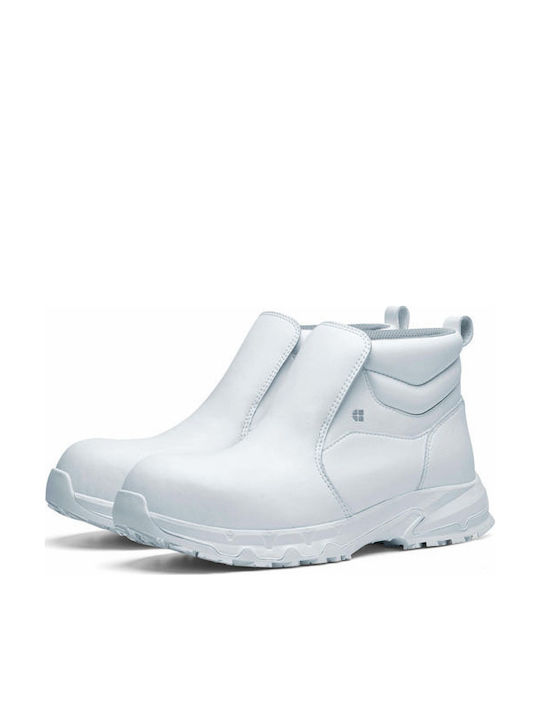 Shoes For Crews Unisex Водоустойчив Ботуши Защита White S3 с Сертификация P