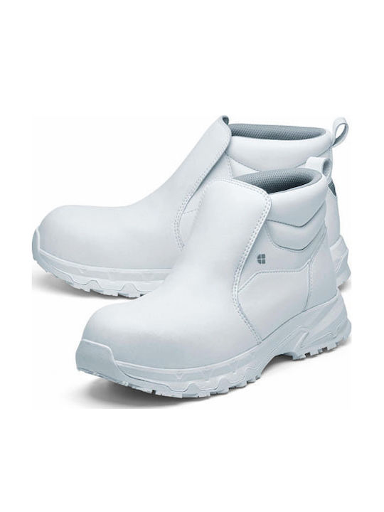 Shoes For Crews Unisex Водоустойчив Ботуши Защита White S3 с Сертификация P