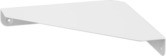 Corner Shelf Wall 22x22x3.3cm White Corner Shelf Wall 22x22x3.3cm White