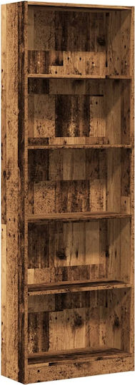 Bibliotecă Maro 60x24x176 cm