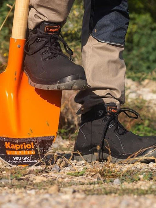 Kapriol Kansas Waterproof Boots Safety Black S3 with Certification SRC