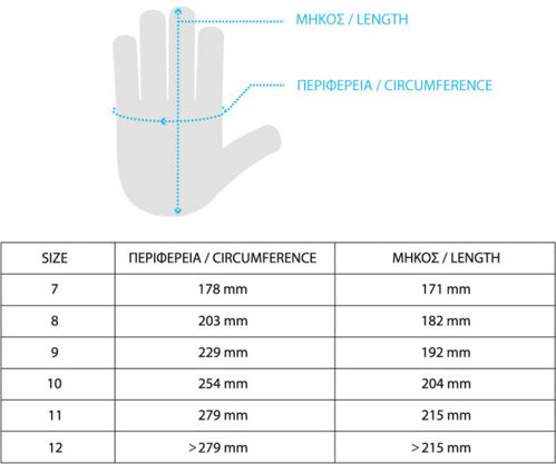 Tegera Waterproof Gloves for Work Cold-Resistant Gray Polyurethane 1pcs