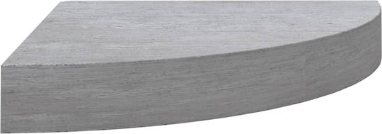 Eckiges Wandregal Grau Beton 25x25x3.8cm