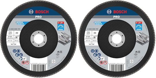 Bosch Sanding Disc X571 Best For Metal 180 X 22.23mm (2608606737)