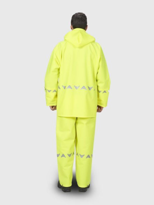 Anorak Avenue R – Long Αδιάβροχο Κουστούμι Ανακλαστικές Χιτώνιο Αποσπώμενη Κουκούλα Παντελόνι Κόκκινο Μπλέ Μαύρο Πράσινο Κίτρινο