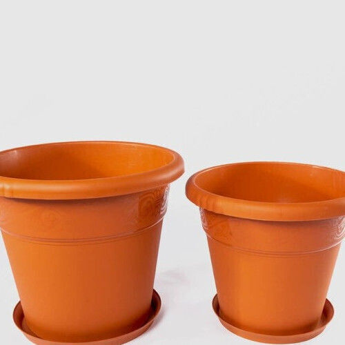Sterk Γλάστρα Πλαστική Brown 56x46εκ.